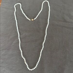 White bead strand